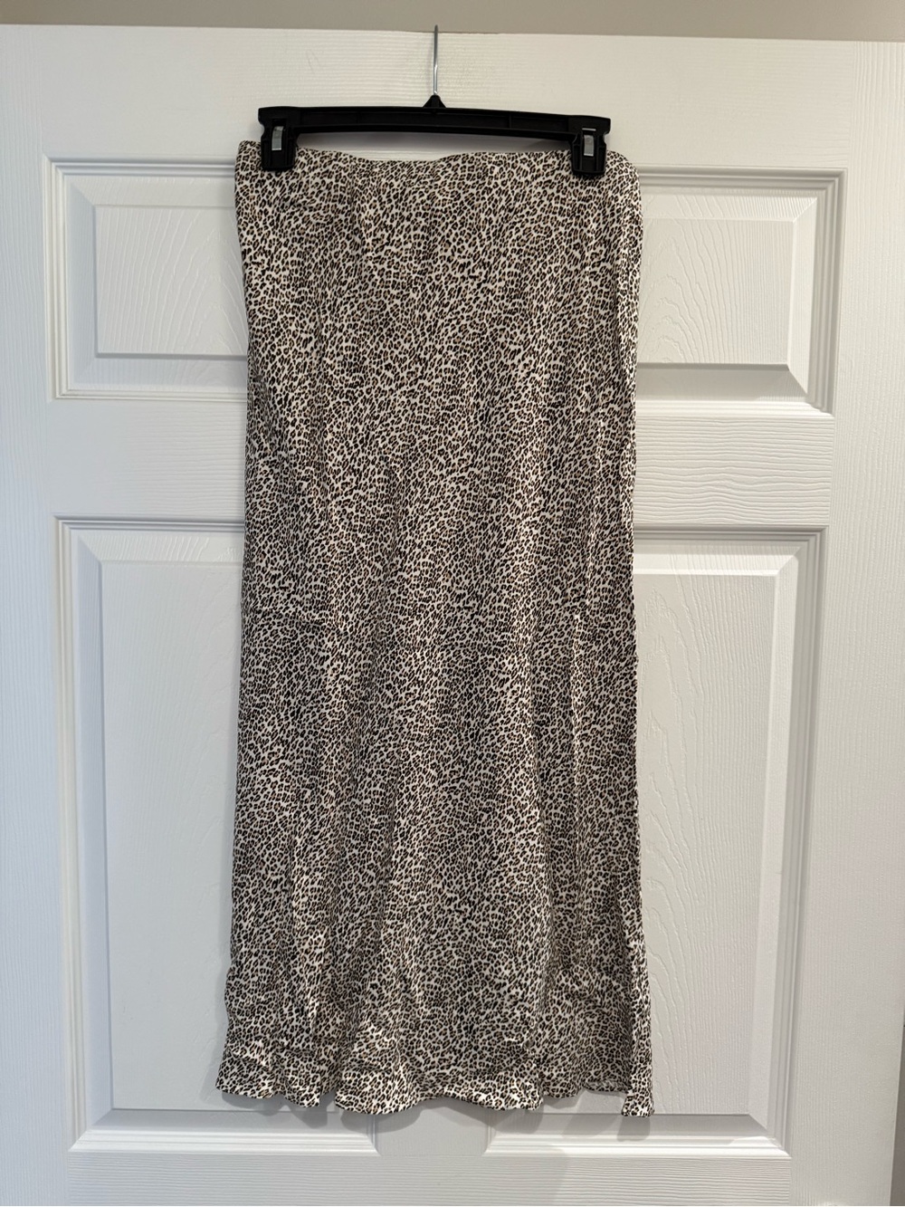 Jenni Kayne Leopard Slip Midi Skirt Womens small EUC dress